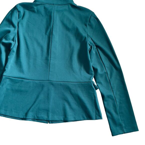 Tommy Hilfiger Forrest Green Standing Round Collar Suit Jacket Size 8 NWT - Picture 9 of 14